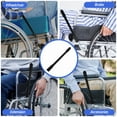 thumbnail image 2 of ELAYARD 1Pack Wheelchair Brake Extenders Handle Stainless Steel for Enhanced Control in Daily Use, 2 of 7