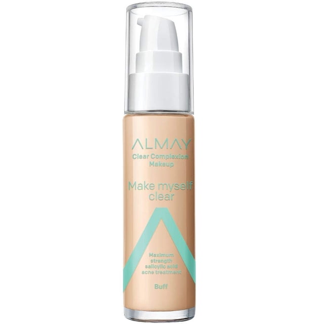 Maquillaje facial para acné Foundation Almay con ácido salicílico, 30 ml