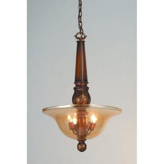 Meyda Tiffany 71465 Kendall Inverted Pendant, 20" Width