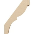 thumbnail image 3 of Ekena Millwork 5"W x 12"D x 16"H Valencia Rough Cedar Woodgrain TimberThane Knee Brace, Primed, 3 of 6