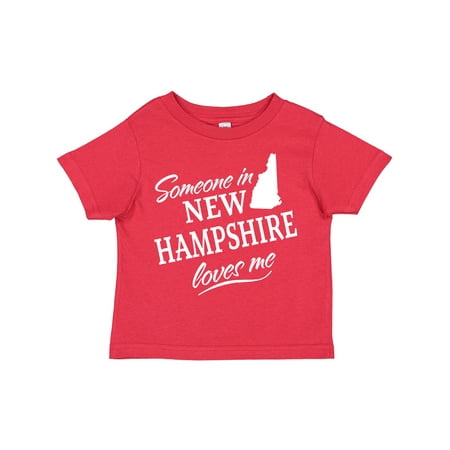 

Inktastic Someone in New Hampshire Loves Me Gift Toddler Boy or Toddler Girl T-Shirt