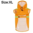 thumbnail image 2 of Chubasquero para mascotas con capucha, poncho grande para perros, chubasquero reflectante impermeable para perros MFZFUKR CPB-US-FXT90-4, 2 of 5