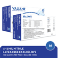 thumbnail image 2 of Valiant N300 Nitrile Exam Gloves, Single Use Only, Full Palm and Fingertip Textured, Cobalt, Medium, 100 Per Box, 2 Boxes, 2 of 6