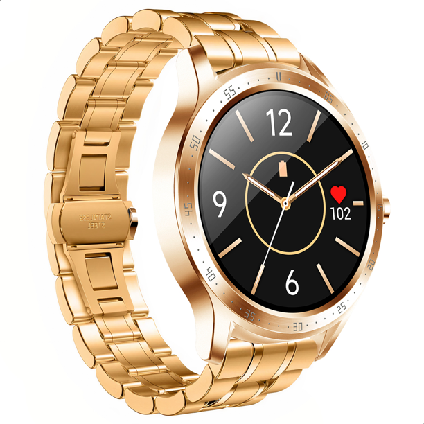 Smartwatch Binden Notificaciones Deportes Metálico dorado
