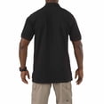 thumbnail image 2 of 5.11 Work Gear Men's Utility Short Sleeve Polo Shirt, Poly-Cotton Fabric, Wrinkle Resistant, Black, X-Large, Style 41180, 2 of 3