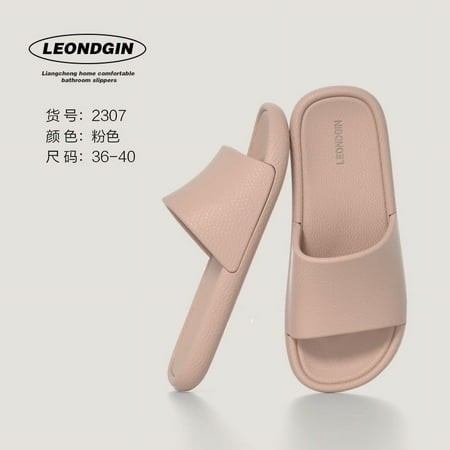 

Liangcheng Mocha Slippers Women‘s 2024 New Summer Home Non-slip Bathroom Bathing Non-smelly Feet Household Sandals for Men