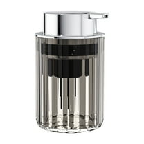 Lcxifdre Foaming Hand Soap Dispenser, Clear Plastic Soap Lotion Dispenser, Refillable Soap Dispenser with Large Pump, for Bathroom Kitchen Dish Soap Shampoo