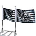 thumbnail image 1 of Banderas para motocicletas MASION, bandera estadounidense antigua, segunda enmienda, 1 of 8