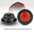 thumbnail image 2 of Mini Aluminium Alloy Round Quick Release Plate for Manfrotto Compact Action Tripod (Red), 2 of 8