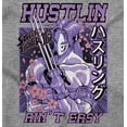 thumbnail image 2 of Street Fighter Hustling Aint Easy Hoodie Sweatshirt Women Men Brisco Brands S, 2 of 6
