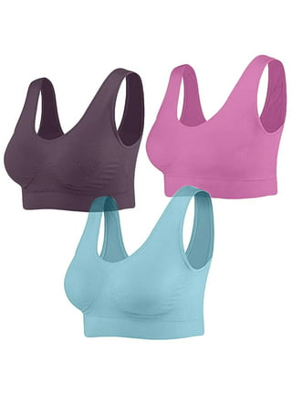 Padded Sports Bra For Women Non Removable Pads Lar Bra Tless Bras For Women  Push Up Closure 3xl42/95bcd