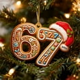 thumbnail image 4 of JLFNYA 67 Ornament for Christmas, Christmas 67 Acrylic Ornament, Funny Xmas Holiday Ornament, Christmas Tree Decorations, Xmas Holiday Home Decor, Christmas 67 Wrapping Paper Birthday Gifts, 4 of 4