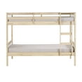 thumbnail image 3 of Alaterre Pine Bunk Bed, Twin-Over-Twin, Beige/White, 3 of 8