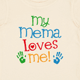 thumbnail image 4 of Inktastic Mema Loves Me Grandchild Boys or Girls Baby T-Shirt, 4 of 5