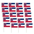 thumbnail image 1 of Bandera De Mano De De Mississippi, Estados Unidos, Palo De Mano Con Diseño De Papel Laminado De Doble Cara, Impresión Transparente Para Fiesta En Casa20 Piezas Scienceny HA015644-00, 1 of 7