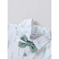 thumbnail image 5 of CARETOO Toddler Infant Boy Clothes Formal Suit Short Sleeves Shirt Suspender Pants Bowtie 3pcs Set, 5 of 10