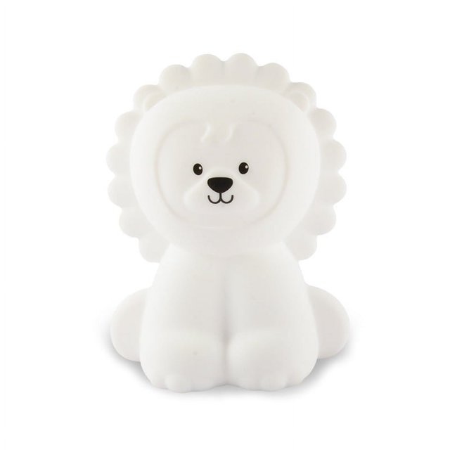 Luz nocturna de león para niños, luz de silicona para habitación de bebé y niños pequeños, luz nocturna portátil para habitación de niños, luces de animales recargables para niñas y niños, l