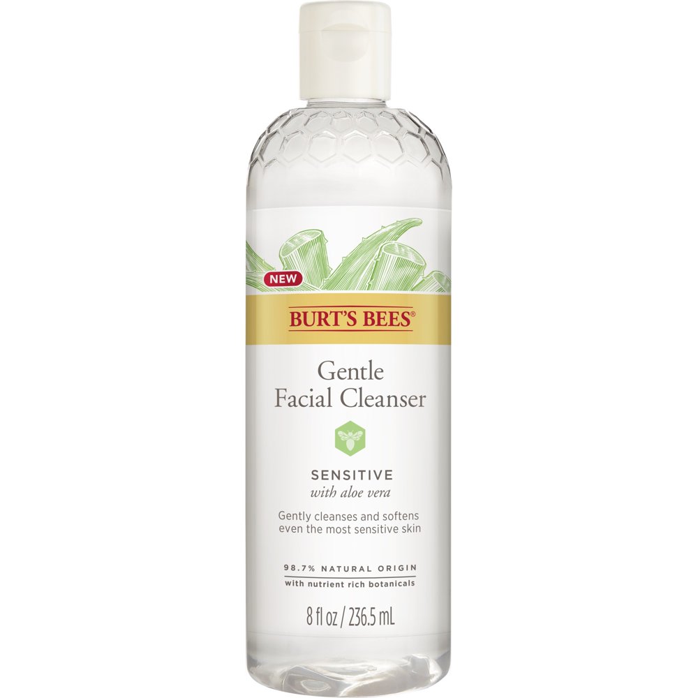 Burt's Bees Gentle Facial Cleanser for Sensitive Skin, with Aloe Vera