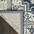 thumbnail image 6 of Nourison Cyrus CYR06 Indoor only Area Rug - Navy/Ivory 5'3" x 7'3", 6 of 9