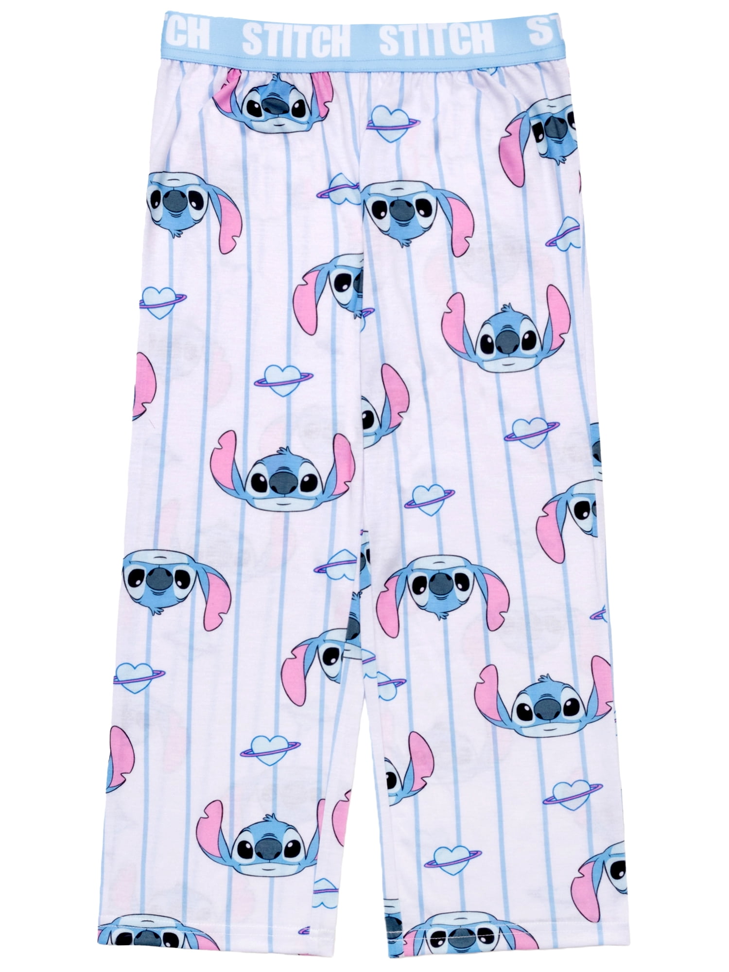 Lilo & Stitch Girls 2-Piece Jersey Short Sleeve Top and Pant, Sizes 4-16