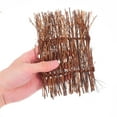 thumbnail image 4 of MLINS  3 Pcs Party Fence Decoration Miniature Yard Ornaments Office Brown, 4 of 7