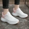 thumbnail image 5 of Women's wide toe running shoes, wide sports tennis sneakers with rubber outsole-Pink, 5 of 5
