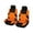 Orange-4pcs, variant on 4pcs Car Seat Covers Full Set Front Split Rear Bench For Car Universal Cloth SUV Sedan Van Automotive Interior Covers Orange