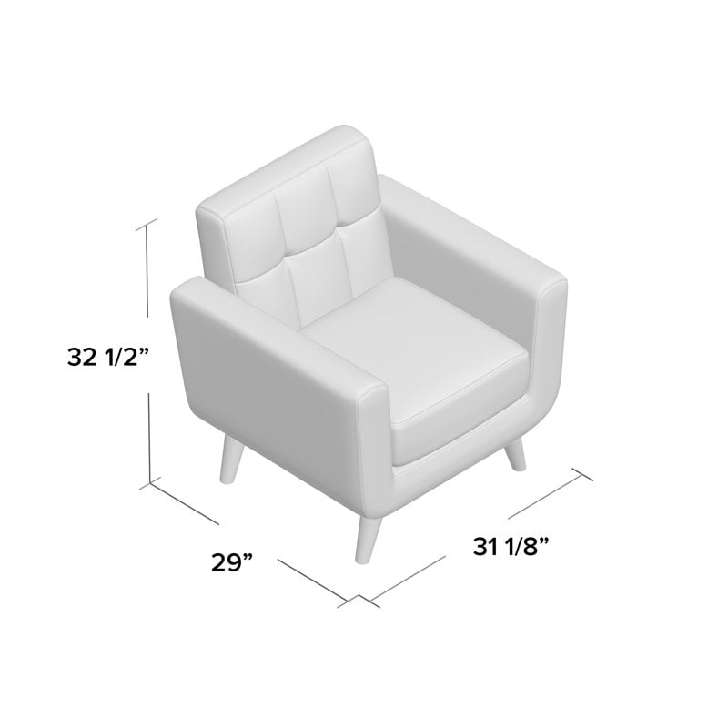 US Pride Modern style linen fabric accent Chair