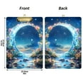 thumbnail image 5 of FORMRS Acrylic Clipboard with Low Profile Clip Standard A4 Letter Size, 12.5" x 9", Floral Moon, 5 of 8