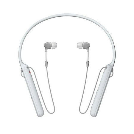 Sony WIC400/W Entry In-ear Neck Around - White (Best Bluetooth Around Neck)