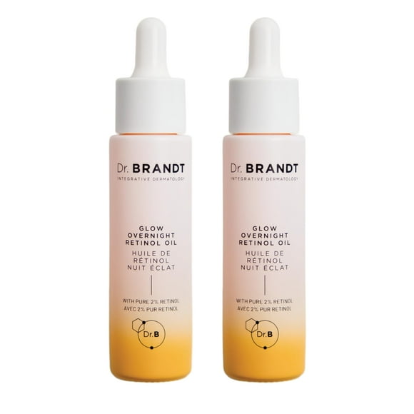 Aceite de retinol Dr. Brandt Bright This Way Glow 30 ml (paquete de 2)