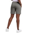 thumbnail image 2 of DONYUDE Women's Jersey Pocket Shorts, Drawstring Cotton Jersey Shorts, 7" Inseam, 2 of 6