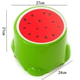 thumbnail image 3 of Coofit Plastic Stool Lightweight Cute Fruit Pattern Mini Stool Step Stool for Kids, 3 of 10