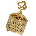 thumbnail image 2 of Miangastore Aromatherapy Burner Golden Metal 1Pcs 5.1x3.4in, 2 of 8