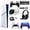 Chroma Indigo, variant on Sony PlayStation 5 Slim Digital Console with Extra Red Dualsense Controller and Accessories Kit (PS5, PlayStation Digital Version)