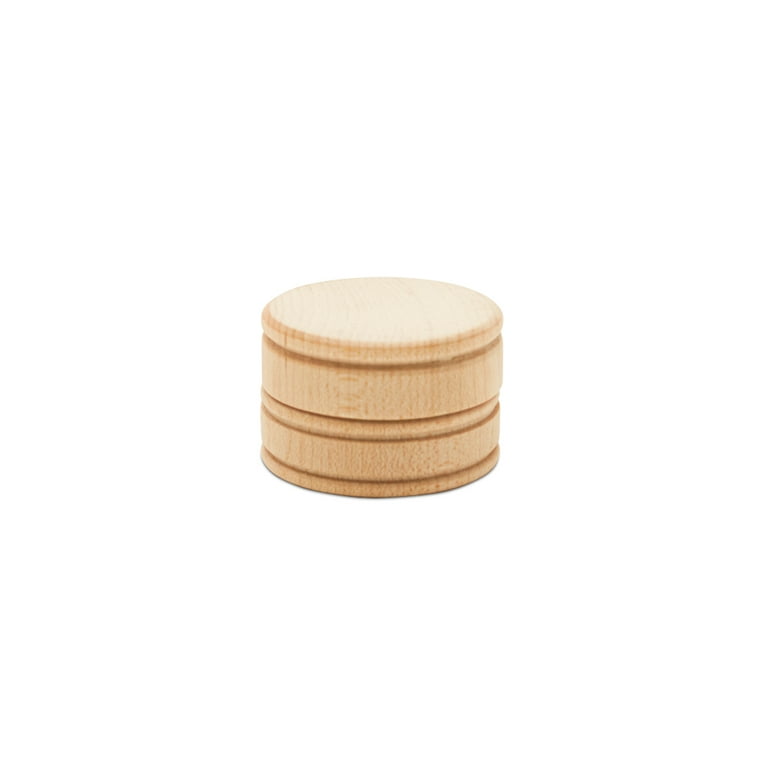 Unfinished Wooden Buttons for Crafts and Sewing 3/4 inch Bulk Pack of 25  Decorative Buttons by Woodpeckers 