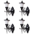 thumbnail image 1 of Homemaxs Mini Wall Lights ABS Black Warm Yellow Light 1.90X1.00X2.70cm DIY Materials, 1 of 7