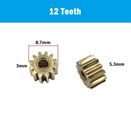 

9Teeth 12Teeth Gear D Type Gear for Cordless Drill Charge Screwdriver 550 Motor