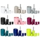 thumbnail image 5 of Juego de accesorios de baño de 6 piezas, soporte de plástico para cepillo de dientes, taza para dientes, cepillo para inodoro, bote de basura, jabonera, botella exprimible, negro seitruly HA7534-04B, 5 of 6