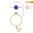 thumbnail image 4 of ANGARA Natural Multi Prong-Set Tanzanite Solitaire Bolo Ring in 14K Yellow Gold for Women (Size-6mm) | December Birthstone, Birthday, Anniversary, Jewelry Gift for Women | Natural Tanzanite Ring, 4 of 9