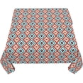 thumbnail image 5 of Square Tablecloth 60 x 60 Inch, Tribal Ikat Square Table Cloth Waterproof Table Cloths Fabric Table Cover for Dining Table, Buffet Parties and Camping, 5 of 8