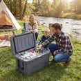 thumbnail image 2 of ELLEGNT 45 Quart Hard Cooler - Portable Ice Chest, 6‑Day Ice Retention, Gray, 2 of 10