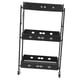 thumbnail image 1 of Estantería De Cocina, Carrito Utilitario Rodante De 3 Niveles, Plegable Multifuncional Con 4 Ruedas Para Oficina, 1 of 7