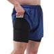 thumbnail image 1 of Jogging Men Sports Shorts Con Liner 2-In-1 Con Bolsillos Fitness de Ciclo de FunccionAmiento Seco Rápido, 1 of 6