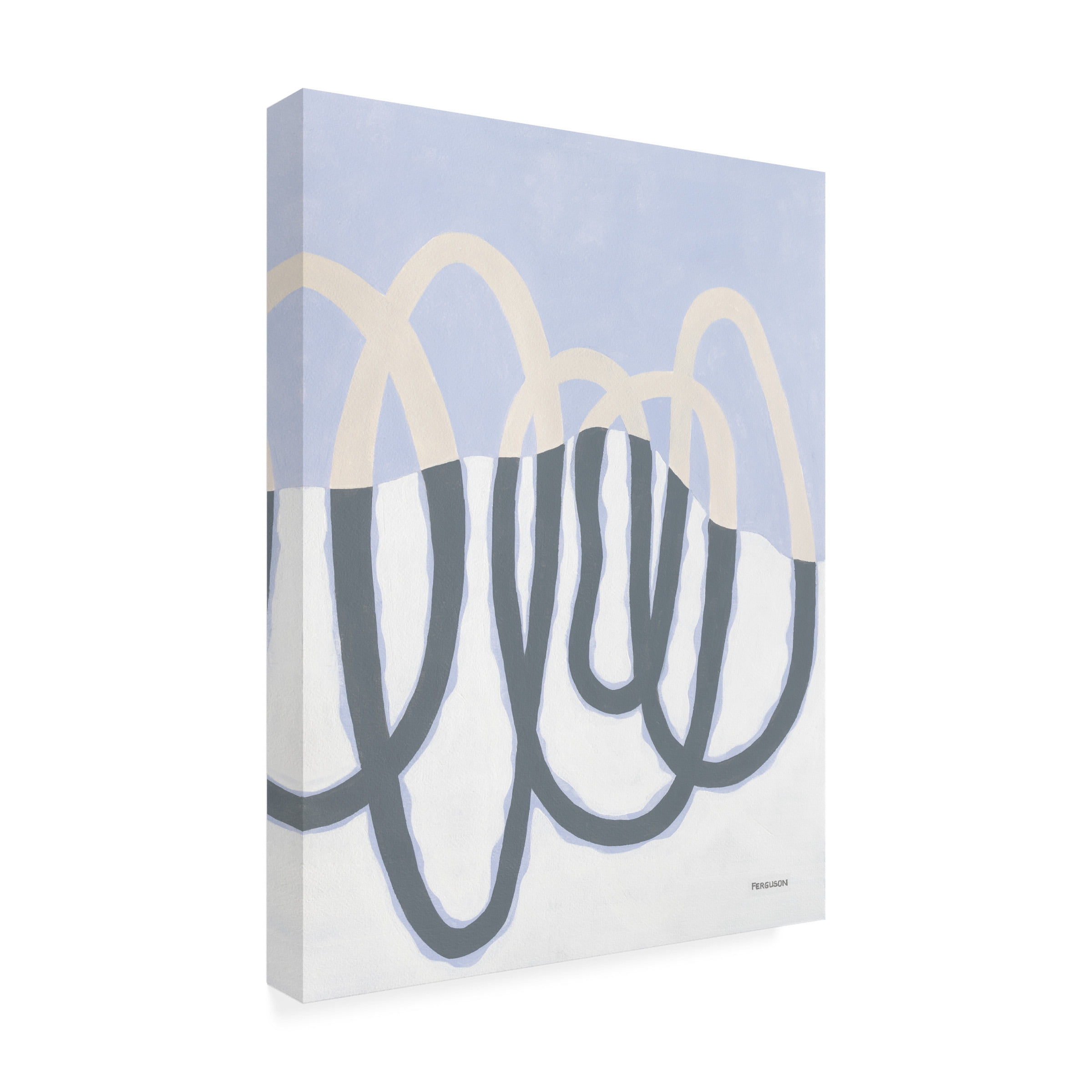 Kathy Ferguson 'Loops II' Canvas Art