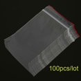 thumbnail image 4 of 100pcs 8x12cm Sealing Bags Zipper Poly Bags Clear Resealable Transparent Storage Bags Dispenser BagTransparent, 4 of 4