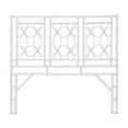 thumbnail image 2 of bali & pari Sampson Bohemian White Rattan Queen Size Standalone Headboard, 2 of 3