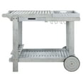 thumbnail image 5 of SAFAVIEH Outdoor Collection Orland Tea Trolley Grey, 5 of 14