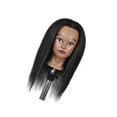 thumbnail image 1 of Hair Styling Practice Doll Head Training Mannequin Clamp 16in Light Black, 1 of 9
