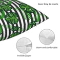thumbnail image 3 of Wukai Palm Greenery Premium Polyester Fleece Pillow Covers with Hidden Zipper Closure,Luxuriously Soft and Durable-26"x26", 3 of 7